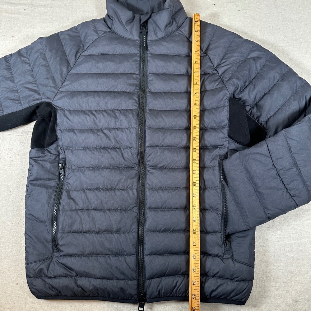 Aether Prospect Packable Down Jacket Mens Medium‎ Gray Puffer - Picture 6 of 9